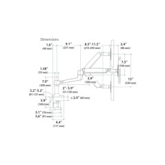 Ergotron LX Mounting Kit for LCD Display Up to 34" - Unmatched Flexibility & Superior Design